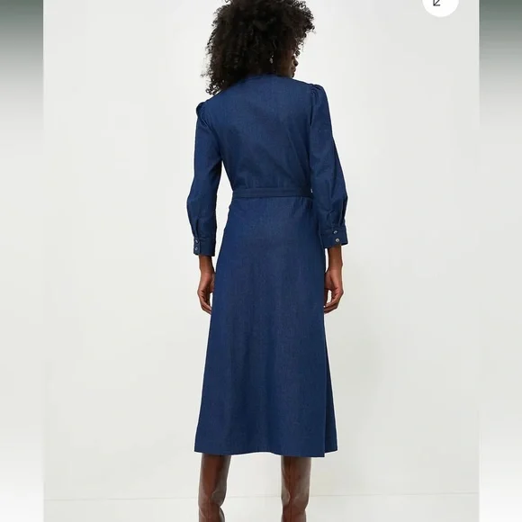 Tuckernuck Denim Catherine Midi Dress - Picture 2 of 5